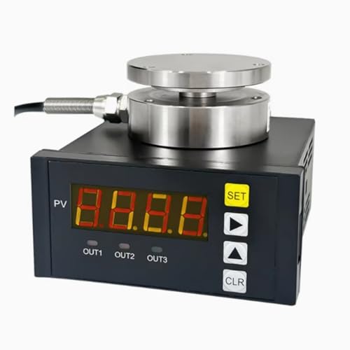 Miniatur-Wägezellensensor mit digitaler Anzeige 25 mm – Integrierter Spannungs-/Drucksensor for industrielle Aufprallprüfungen, Gewichtssensor Modul Kit(50KG) von MKHQST