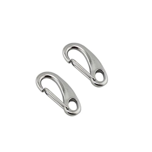 Schiff Hardware 2 STÜCKE 304 Edelstahl Ei Form Feder Tor Karabinerhaken Schloss 40mm 50mm 70mm 100mm Rigging Hardware Karabinerhaken Clip for Camping für Boote, Wohnmobile(70mm) von MKHQST
