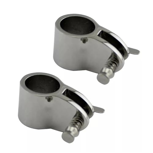 Schiff Hardware 2 STÜCKE Boot Bimini Top Rutsche Armaturen Mit Quick Release Pin 22mm 25mm Edelstahl 316 Bimini Top Marine hardware Teile für Boote, Wohnmobile(22mm 2PCS) von MKHQST