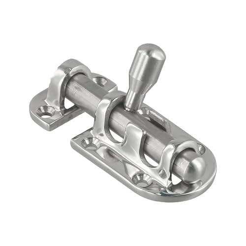 Schiff Hardware 2 stücke 316 Edelstahl Boot Türschloss Latch 60cm Marine Boot Tür Fenster Lock Latch Rutsche Bolzen Verschluss für Boote, Wohnmobile von MKHQST