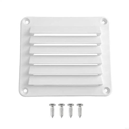 Schiff Hardware 2 stücke Boote Vent Abdeckung Marine Belüftung Fenster Boote Kabine Vents Lamellen Grills Lamellen Entlüftung Panel Abdeckung für Boote, Wohnmobile(2pcs WHITE) von MKHQST