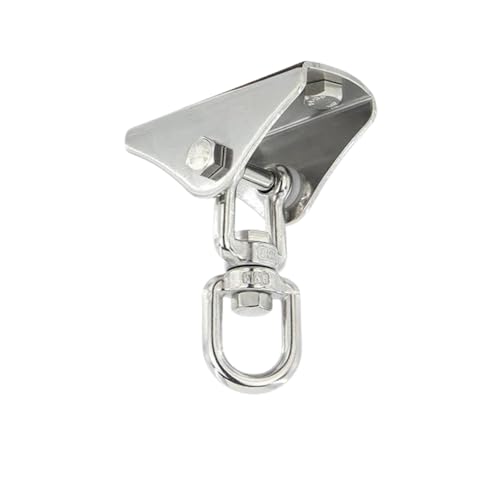 Schiff Hardware 304 Edelstahl Schaukel Festhaken Drehbarer Traghaken Hängesessel Festschnalle Hardware Hängemattenzubehör für Boote, Wohnmobile(90 Deluxe1) von MKHQST