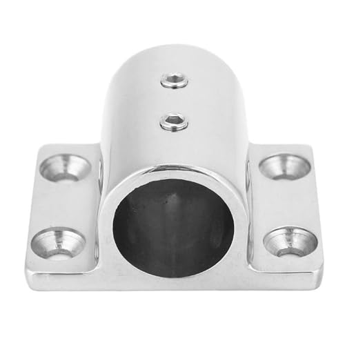 Schiff Hardware 316 Edelstahl Spezialvierkantrohr Sitz Fahnenmast Sitz Marine Halterung Yacht Doppel Top Draht Hardware Zubehör für Boote, Wohnmobile(22mm) von MKHQST