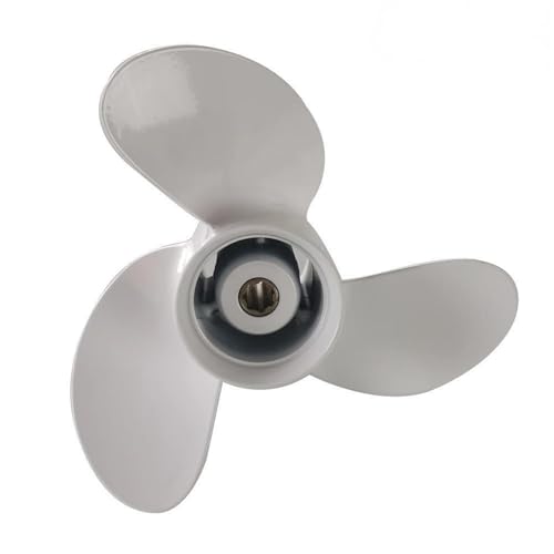 Schiff Hardware 6–9,9 PS Aluminiumpropeller, Marine-Außenbordpropeller 8 1/2 x 7 1/2, 8 1/2 x 8 1/2, 8,9 x 8,5, 8,9 x 9,5 für Boote, Wohnmobile(8.9X8.5) von MKHQST