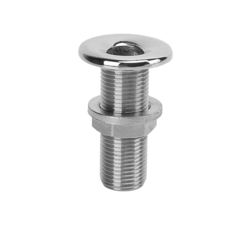 Schiff Hardware Edelstahl 316 Volldraht-Wasserauslass Yacht RV Abflussauslass Entlüftung Marine Yacht Anschlusszubehör für Boote, Wohnmobile(1 inch) von MKHQST