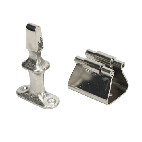 Schiff Hardware Edelstahl Boote Riegel Marine Luke Montieren Türschloss Bolzen Halten Unten Clamp for Caravan RV Yacht Etc Boot Marine Zubehör für Boote, Wohnmobile von MKHQST