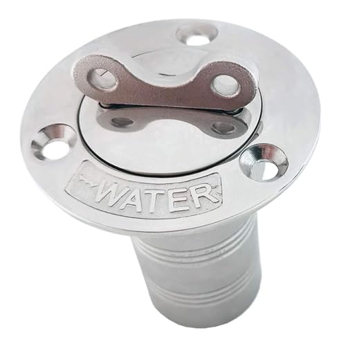 Schiff Hardware Tankanschluss aus Edelstahl 316 for Yachten, Kraftstofftankanschluss, kleiner Schlüssel, Wassertankabdeckung, Öltankabdeckung für Boote, Wohnmobile(2 inch DIESEL) von MKHQST