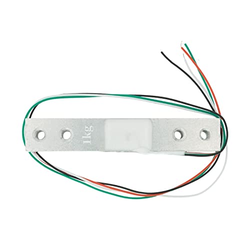 Wägezelle 1KG 5KG 10KG 20KG HX711 AD Gewichtssensor Elektronische Waage Aluminiumlegierung Wiegedrucksensor, Gewichtssensor Modul Kit(1KG) von MKHQST