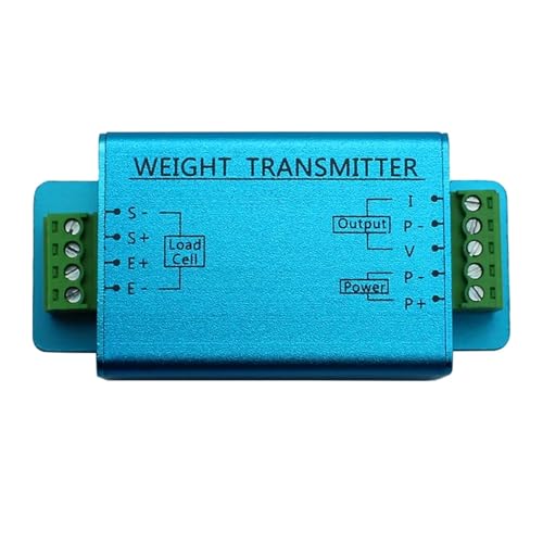 Wägezellensender Wägezellenanzeige Gewichtssensor Hochpräziser Wiegeregler Gewichtsanzeige 6-stellig, Gewichtssensor Modul Kit(0-5V) von MKHQST