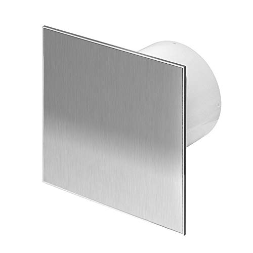 Ø 100 mm Design Badventilator Edelstahl Timer Nachlauf Kugellager Ventilator leider 10 cm von MKK-SHOP