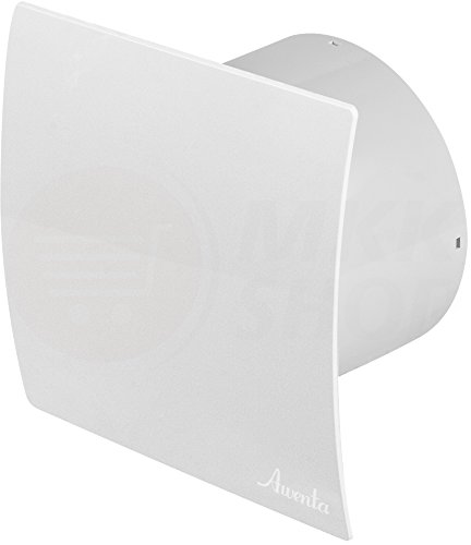Design Lüfter hochglanz weiß mit Rückstauklappe mit Feuchtesensor Hygrostat kugelgelagert extra leise Ventilator Bad WC Wand Deckenlüfter Kugellager Designabdeckung Frontpanel Motor Design Lüfter hochglanz weiß mit Rückstauklappe mit Feuchtesensor Hygrostat kugelgelagert extra leise Ventilator Bad WC Wand Deckenlüfter Kugellager Designabdeckung Frontpanel Motor von MKK