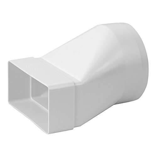 Flachkanalsystem Flachkanal Lüftungskanal Abluftkanal Flach Verbinder Reduktion 9.2 Adapter 125 mm von MKK