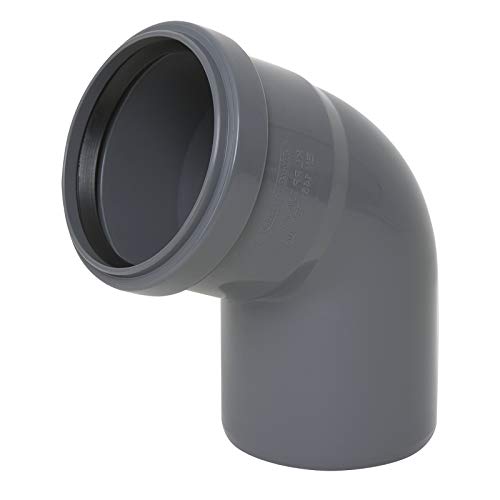 HT Bogen 67,5° PP Formteil Winkelstück Abwasserrohr grau - MKK® DN40-67° von MKK
