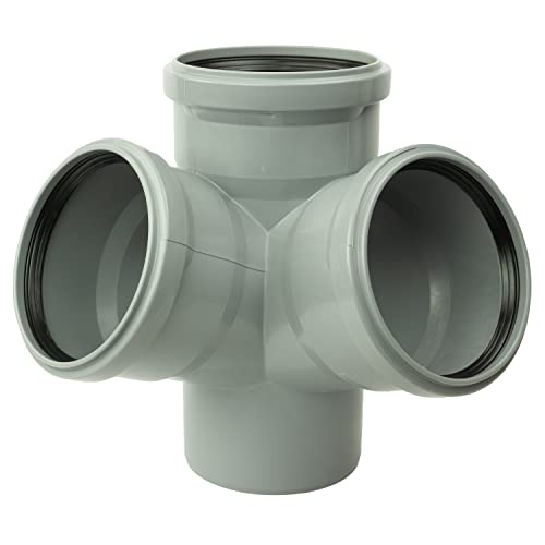 HT Rohr Doppelabzweig PP DN 110 Doppelverbindung 67° Formstück grau HT Rohr Doppelabzweig PP DN 110 Doppelverbindung 67° Formstück grau von MKK