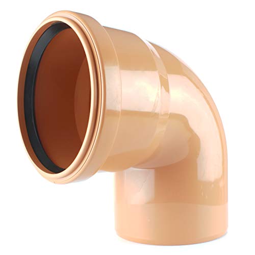 KG Bogen 67° PP Formteil Winkelstück Abwasserrohr orange DN 200 von MKK