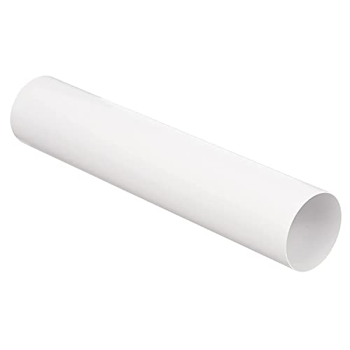 MKK Kunststoff Lüftungs Rohr Ø 100 mm 1 m (100 cm) PVC ABS Lüftung Rundrohr Kanal Wand Ab- Zuluft von MKK