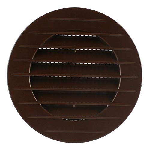 L2 Lüftungsgitter Abschlussgitter rund Ø 80 mm braun mit Insektennetz Gitter ABS Kunststoff witterungsbeständig Insektenschutz L2 Lüftungsgitter Abschlussgitter rund Ø 80 mm braun mit Insektennetz Gitter ABS Kunststoff witterungsbeständig Insektenschutz von MKK