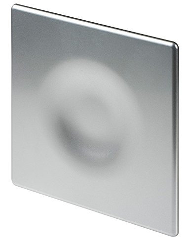 Lüftungsgitter mit wechselbarer Designfront Ø 100 mm Ø 100 mm silber satiniert (POS) von MKK