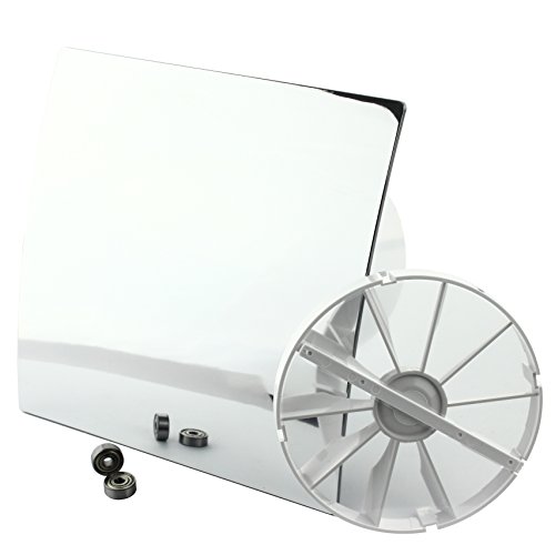 MKK - 18153-015 - DUO Design Badlüfter Wandlüfter Turbo Ventilator Rückstauklappe Kugellager Standard Ø 125 mm Chrom/Spiegel MKK - 18153-015 - DUO Design Badlüfter Wandlüfter Turbo Ventilator Rückstauklappe Kugellager Standard Ø 125 mm Chrom/Spiegel von MKK