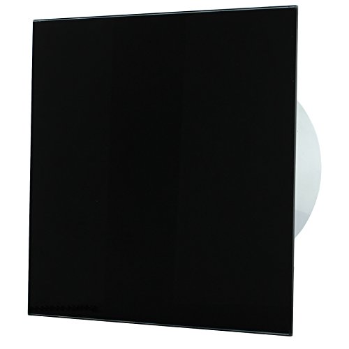 MKK - 18432-014 - Badlüfter Wohnraumlüfter Ventilator Wandlüfter Front wechselbar Ø 100 mm Ø 125 mm Nachlauf/Timer Ø 100 mm ECHTGLAS - schwarz MKK - 18432-014 - Badlüfter Wohnraumlüfter Ventilator Wandlüfter Front wechselbar Ø 100 mm Ø 125 mm Nachlauf/Timer Ø 100 mm ECHTGLAS - schwarz von MKK