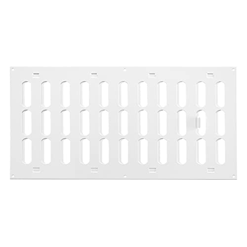 MKK - 18528 - Lüftungsgitter Wandgitter Abschluss Metallgitter Abluft Zufluft verschließbar 400 mm x 200 mm MKK - 18528 - Lüftungsgitter Wandgitter Abschluss Metallgitter Abluft Zufluft verschließbar 400 mm x 200 mm von MKK