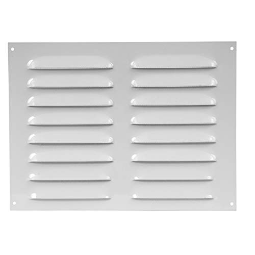 MKK - 18529-025 - Lüftungsgitter Wandgitter Abschluss Metallgitter Abluft Zufluft Insektenschutz verschließbar 255 mm x 190 mm verzinkt von MKK