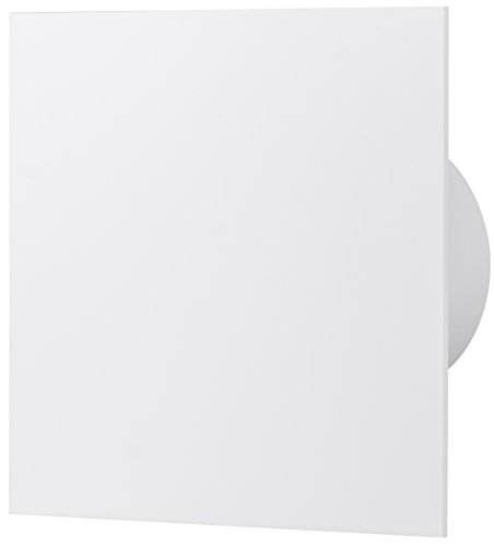 MKK - 18559-011 - Badventilator Lüfter Front Kunststoff weiß hochglanz Ø100-Ø125 mm Ø 125 mm Feuchtesensor/Hygrostat von MKK