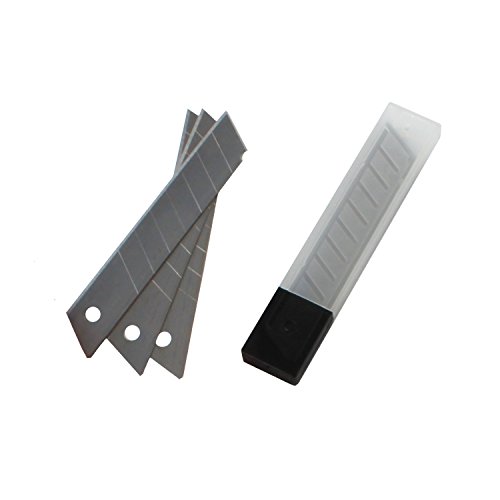 MKK - 19224-001 - Ersatzklingen 9 mm 18 mm Cuttermesser Teppichmesser Universalmesser Karton Pappe 9 mm MKK - 19224-001 - Ersatzklingen 9 mm 18 mm Cuttermesser Teppichmesser Universalmesser Karton Pappe 9 mm von MKK