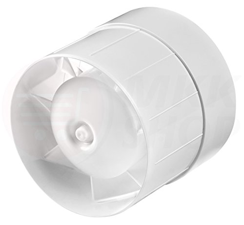 MKK Kanal Rohrventilator Ø 100 mm Kugellager Rohreinschub Ab-Zuluft Lüfter Rohr Ventilator leise Rohrlüfter von MKK