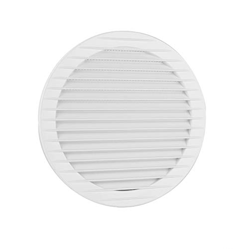 MKK Lüftungsgitter Abluftgitter Außengitter Insektenschutz weiß grau braun anthrazit Ziegelrot 60 70 80 90 100 110 120 125 150 160 mm weiß Ø 160 mm von MKK