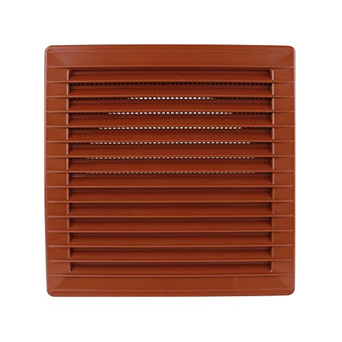 MKK Lüftungsgitter eckig Ø 100 120 125 150 mm Abluftgitter Lamellengitter Insektenschutz Kunststoff Ø 160 mm Ziegelrot MKK Lüftungsgitter eckig Ø 100 120 125 150 mm Abluftgitter Lamellengitter Insektenschutz Kunststoff Ø 160 mm Ziegelrot von MKK