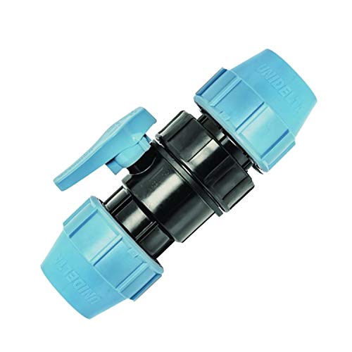 MKK PE/PP Kugelhahn Reduktion Verbinder Bogen Endkappe T-Stück bis 16 bar Kugelhahn 20 x 20 mm von MKK