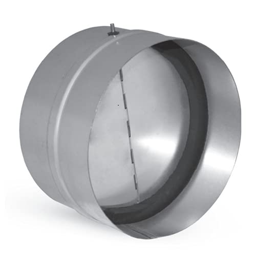 MKK Wickelfalz Rückschlagklappe Verbindungsstück Rückstauklappe Feder Wickelfalzrohr Ø 160 mm von MKK