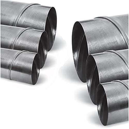 MKK Wickelfalzrohr Lüftungsrohr Spiralrohr Durchmesser 355 mm - Länge 1m (100cm) von MKK