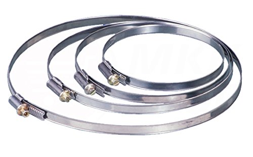 Schlauch- Rohr- Befestigungs- Schelle Ø 140-160 mm Flexrohr Rundkanal Metall Rohr Halter Band Flexschlauch Lüftung Rohr Schlauch von MKK