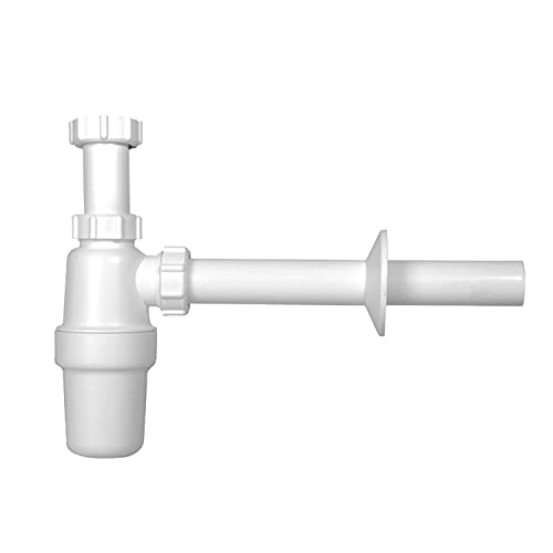 Siphon Flaschensiphon Röhrensiphon Waschtisch Geräteanschluss Ø 32-40 mm Ø 32 mm ohne Ablaufventil von MKK