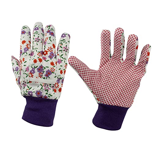 VONLIS Gartenhandschuhe Schutzhandschuhe Handschuhe Gepunktet Arbeitshandschuhe M / 8 3 Paar von MKK