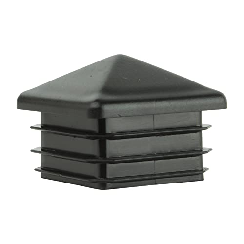 VONLIS Lamellenstopfen Quadratrohr Pyramide Rohrstopfen Stopfen Rohrkappen Kappe Abdeckung Gleiter 60 x 60 mm 5 Stück von MKK