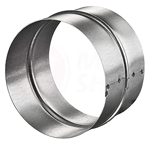 Verbinder PVC-ALU-Flex-Rund-Rohr Verbindungsstück Nippel Wickelfalzrohr Lüftung - MKK® Ø 355 mm von MKK