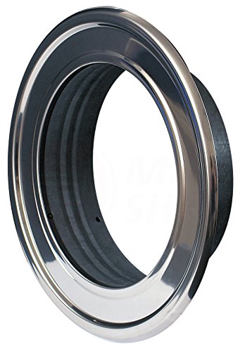 Wandrosette Edelstahl Ø 140 mm Thermoflex ALU Flexrohr Wand Rosette Metall Flansch Abluft Zuluft Flexschlauch Lüftung Rohr Schlauch von MKK