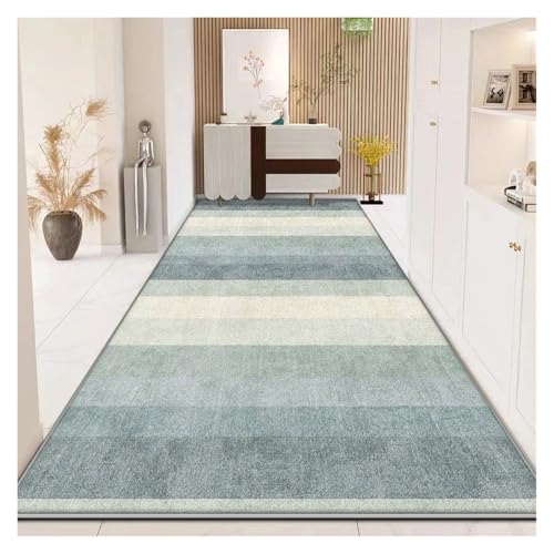 Einfacher, leichter, luxuriöser Teppichläufer for lange Korridore, Dekoration for Senioren, Flur, Durchgangsteppiche, Treppenhaus, rutschfeste Bodenmatte, waschbar(Color05,3.9x13.1ft(120x400cm) von MKLHAVB