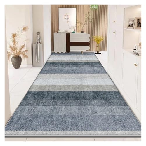 Einfacher, leichter, luxuriöser Teppichläufer for lange Korridore, Dekoration for Senioren, Flur, Durchgangsteppiche, Treppenhaus, rutschfeste Bodenmatte, waschbar(Color07,2.6x9.8ft(80x300cm)) von MKLHAVB