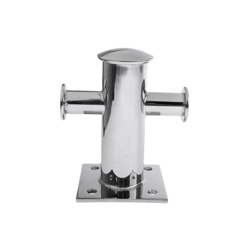 Einzelner Festmacher Bitt Cross Poller Cleat mit Grundplatte for Boot ersetzen von MKLHAVB