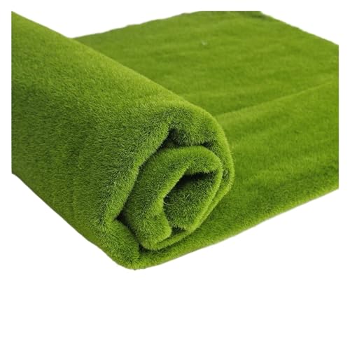 MKLHAVB 100X100 cm Mini Künstliche Moos Rasen Rasen Wand Grüne Pflanze DIY Simulation Gras Bord Garten Landschaft Dekor Moos puppenhaus(Color-1) von MKLHAVB