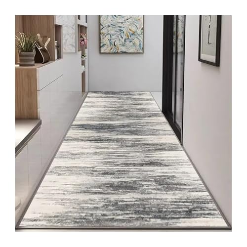 MKLHAVB Abstrakter Stil Langer Flur Teppichläufer Hoteldekoration Flurbereich Teppiche Treppe Anti-Rutsch-Teppiche Wohnzimmer(Color08,80x400cm 31.5x157in) von MKLHAVB