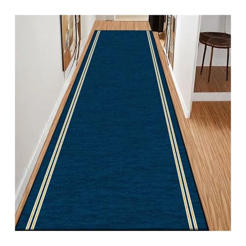 MKLHAVB Einfacher Stil Langer Korridorteppich Einfarbige Dekoration Zuhause Wohnzimmer Läufer Teppich Flur Treppe Durchgang(Color03,3.2x9.8ft(100x300cm)) von MKLHAVB