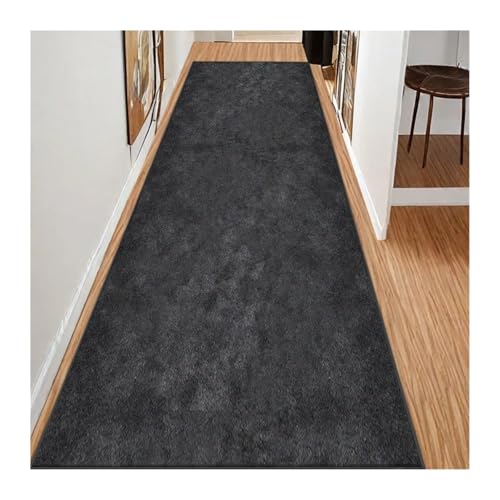 MKLHAVB Einfacher Stil Langer Korridorteppich Einfarbige Dekoration Zuhause Wohnzimmer Läufer Teppich Flur Treppe Durchgang(Color04,3.9x13.1ft(120x400cm) von MKLHAVB