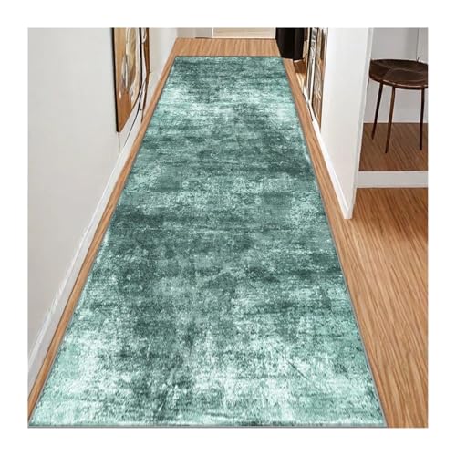 MKLHAVB Einfacher Stil Langer Korridorteppich Einfarbige Dekoration Zuhause Wohnzimmer Läufer Teppich Flur Treppe Durchgang(Color05,3.2x13.1ft(100x400cm) von MKLHAVB