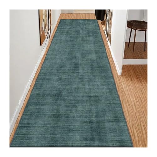 MKLHAVB Einfacher Stil Langer Korridorteppich Einfarbige Dekoration Zuhause Wohnzimmer Läufer Teppich Flur Treppe Durchgang(Color06,2.9x13.1ft(90x400cm)) von MKLHAVB