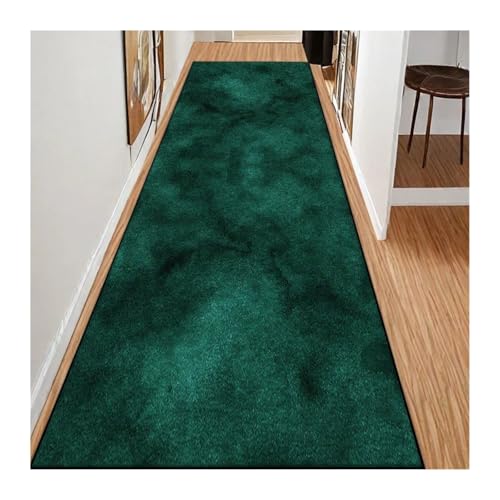MKLHAVB Einfacher Stil Langer Korridorteppich Einfarbige Dekoration Zuhause Wohnzimmer Läufer Teppich Flur Treppe Durchgang(Color09,1.9x13.1ft(60x400cm)) von MKLHAVB